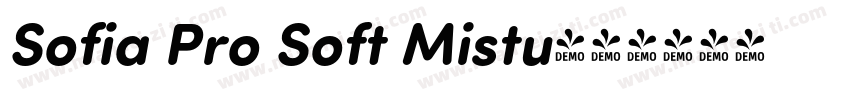 Sofia Pro Soft Mistu字体转换